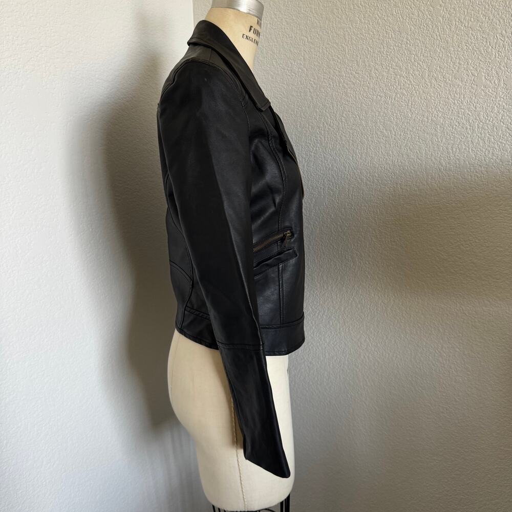 Takara | P.U. Biker Style Jacket size S - Picture 2 of 9